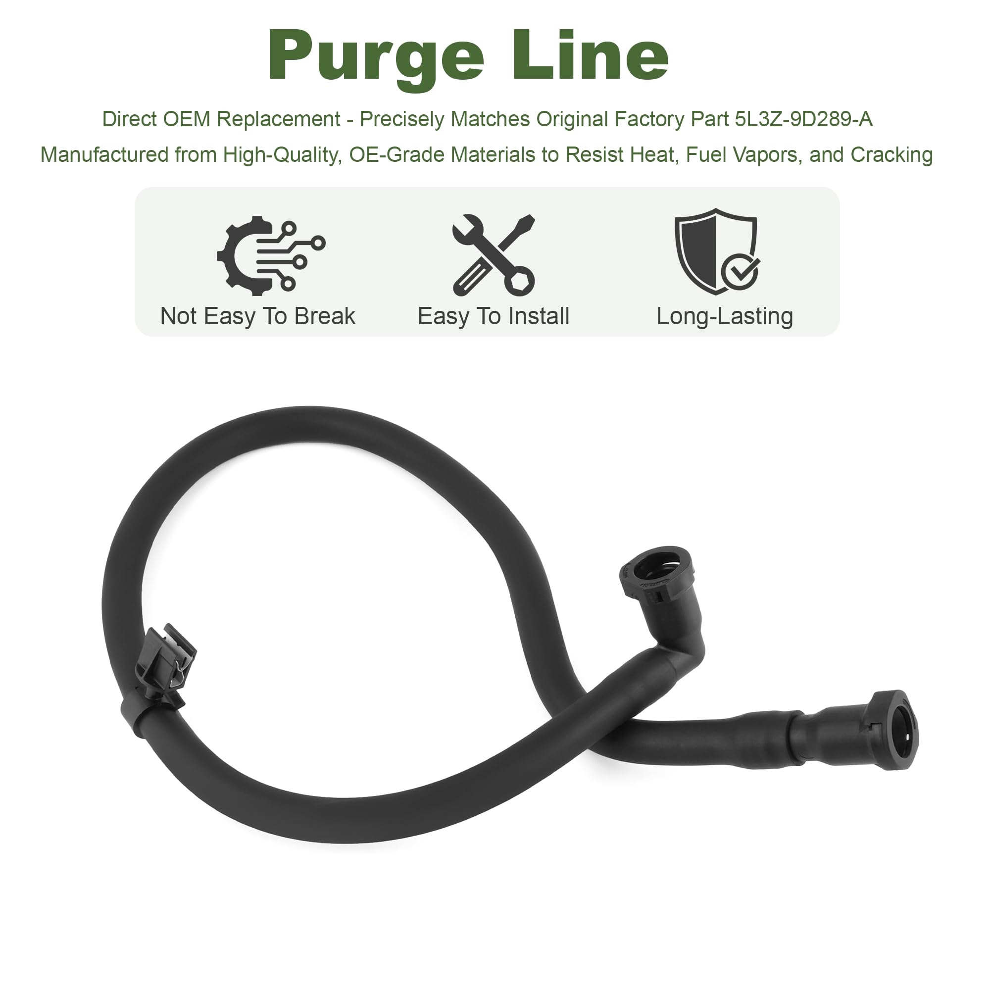 Amazon.com: Fuel Vapor Vacuum Tube 5L3Z-9D289-A Compatible with